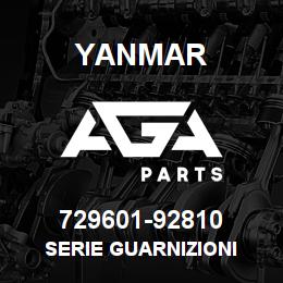 729601-92810 Yanmar SERIE GUARNIZIONI | AGA Parts