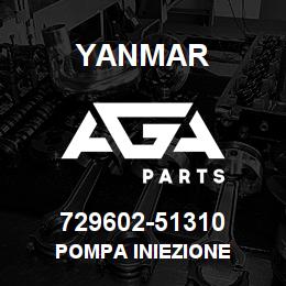 729602-51310 Yanmar POMPA INIEZIONE | AGA Parts