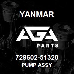 729602-51320 Yanmar PUMP ASSY | AGA Parts