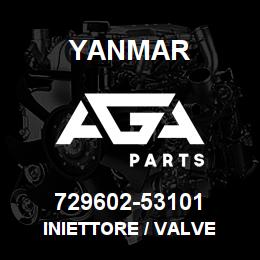 729602-53101 Yanmar INIETTORE / VALVE | AGA Parts