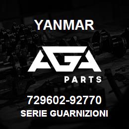 729602-92770 Yanmar SERIE GUARNIZIONI | AGA Parts