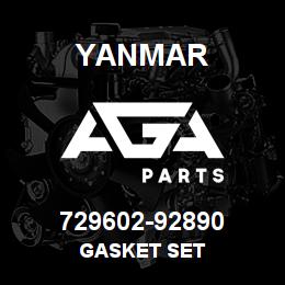 729602-92890 Yanmar GASKET SET | AGA Parts
