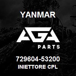 729604-53200 Yanmar INIETTORE CPL | AGA Parts