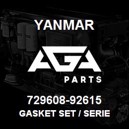 729608-92615 Yanmar GASKET SET / SERIE | AGA Parts