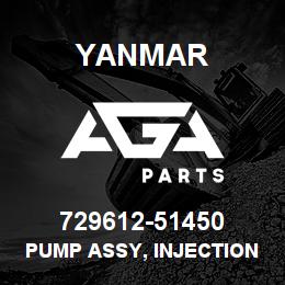 729612-51450 Yanmar PUMP ASSY, INJECTION | AGA Parts