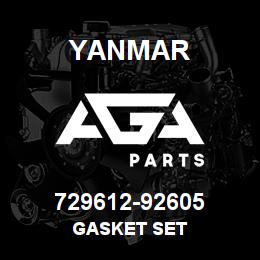 729612-92605 Yanmar GASKET SET | AGA Parts
