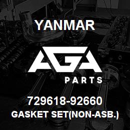 729618-92660 Yanmar GASKET SET(NON-ASB.) | AGA Parts
