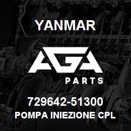 729642-51300 Yanmar POMPA INIEZIONE cpl | AGA Parts