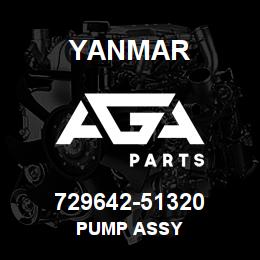 729642-51320 Yanmar pump assy | AGA Parts