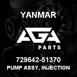 729642-51370 Yanmar PUMP ASSY, INJECTION | AGA Parts