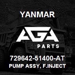 729642-51400-AT Yanmar PUMP ASSY, F.INJECT n.m.l | AGA Parts