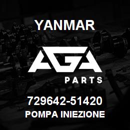 729642-51420 Yanmar POMPA INIEZIONE | AGA Parts