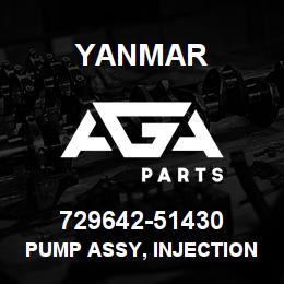729642-51430 Yanmar PUMP ASSY, INJECTION | AGA Parts