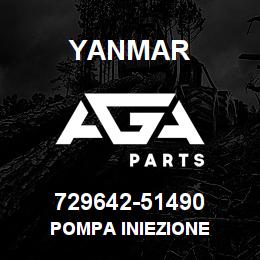 729642-51490 Yanmar POMPA INIEZIONE | AGA Parts