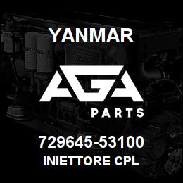 729645-53100 Yanmar INIETTORE cpl | AGA Parts