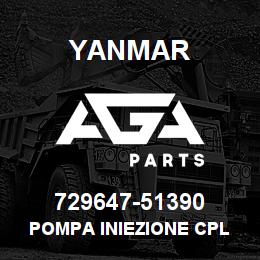 729647-51390 Yanmar POMPA INIEZIONE CPL | AGA Parts