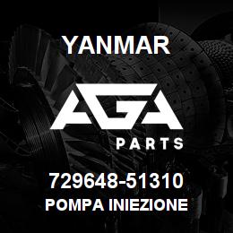 729648-51310 Yanmar POMPA INIEZIONE | AGA Parts