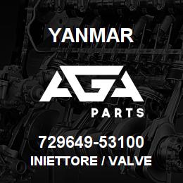 729649-53100 Yanmar INIETTORE / VALVE | AGA Parts