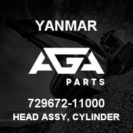 729672-11000 Yanmar head assy, cylinder | AGA Parts