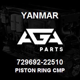 729692-22510 Yanmar PISTON RING CMP | AGA Parts