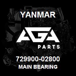 729900-02800 Yanmar main bearing | AGA Parts