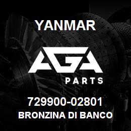 729900-02801 Yanmar BRONZINA DI BANCO | AGA Parts