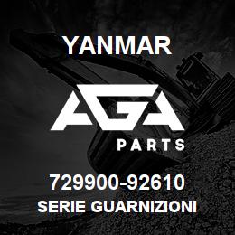 729900-92610 Yanmar SERIE GUARNIZIONI | AGA Parts