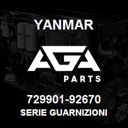 729901-92670 Yanmar SERIE GUARNIZIONI | AGA Parts