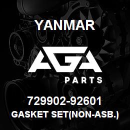 729902-92601 Yanmar GASKET SET(NON-ASB.) | AGA Parts