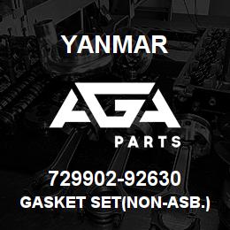 729902-92630 Yanmar GASKET SET(NON-ASB.) | AGA Parts