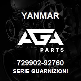 729902-92760 Yanmar SERIE GUARNIZIONI | AGA Parts