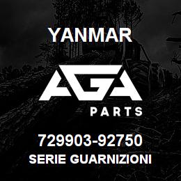 729903-92750 Yanmar SERIE GUARNIZIONI | AGA Parts