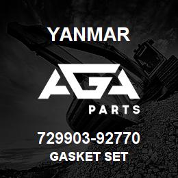 729903-92770 Yanmar GASKET SET | AGA Parts