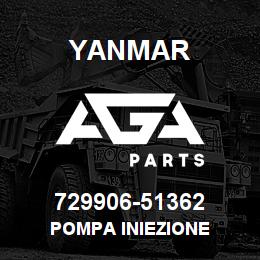 729906-51362 Yanmar POMPA INIEZIONE | AGA Parts