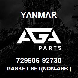 729906-92730 Yanmar GASKET SET(NON-ASB.) | AGA Parts