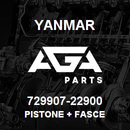 729907-22900 Yanmar PISTONE + FASCE | AGA Parts