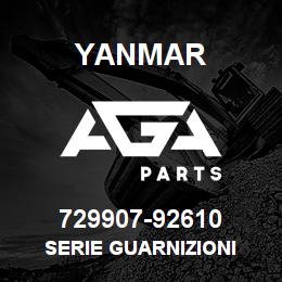 729907-92610 Yanmar SERIE GUARNIZIONI | AGA Parts