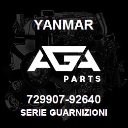 729907-92640 Yanmar SERIE GUARNIZIONI | AGA Parts