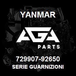 729907-92650 Yanmar SERIE GUARNIZIONI | AGA Parts