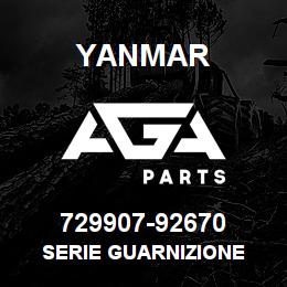 729907-92670 Yanmar SERIE GUARNIZIONE | AGA Parts