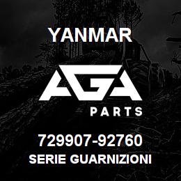 729907-92760 Yanmar SERIE GUARNIZIONI | AGA Parts