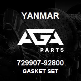 729907-92800 Yanmar GASKET SET | AGA Parts
