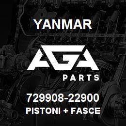 729908-22900 Yanmar PISTONI + FASCE | AGA Parts