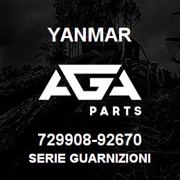 729908-92670 Yanmar SERIE GUARNIZIONI | AGA Parts