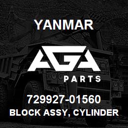 729927-01560 Yanmar BLOCK ASSY, CYLINDER | AGA Parts