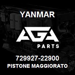 729927-22900 Yanmar PISTONE MAGGIORATO | AGA Parts