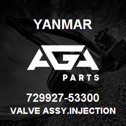 729927-53300 Yanmar VALVE ASSY.INJECTION | AGA Parts