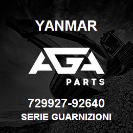 729927-92640 Yanmar SERIE GUARNIZIONI | AGA Parts