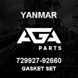 729927-92660 Yanmar GASKET SET | AGA Parts