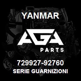 729927-92760 Yanmar SERIE GUARNIZIONI | AGA Parts